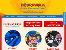 Tablet Screenshot of boardwalk-parkway.com